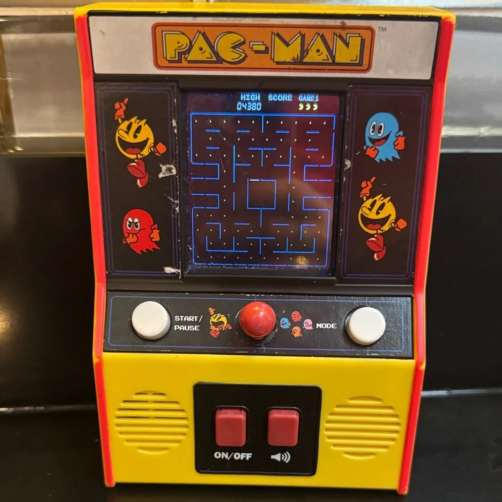 Pac man Retro Mini Arcade Game - Yellow